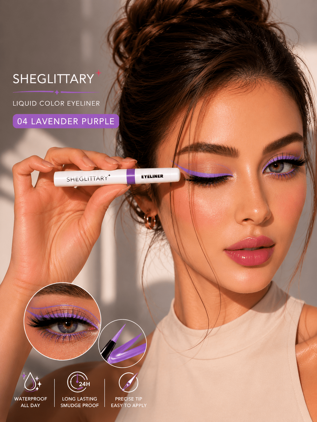 SHEGLITTARY Color Eyeliner - SHEGLITTARY