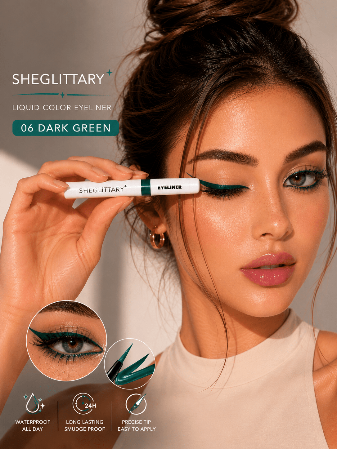 SHEGLITTARY Color Eyeliner - SHEGLITTARY