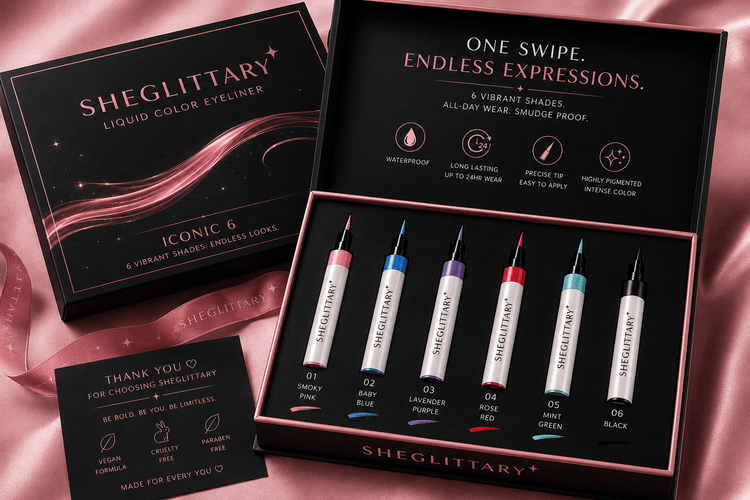 SHEGLITTARY Color Eyeliner - SHEGLITTARY