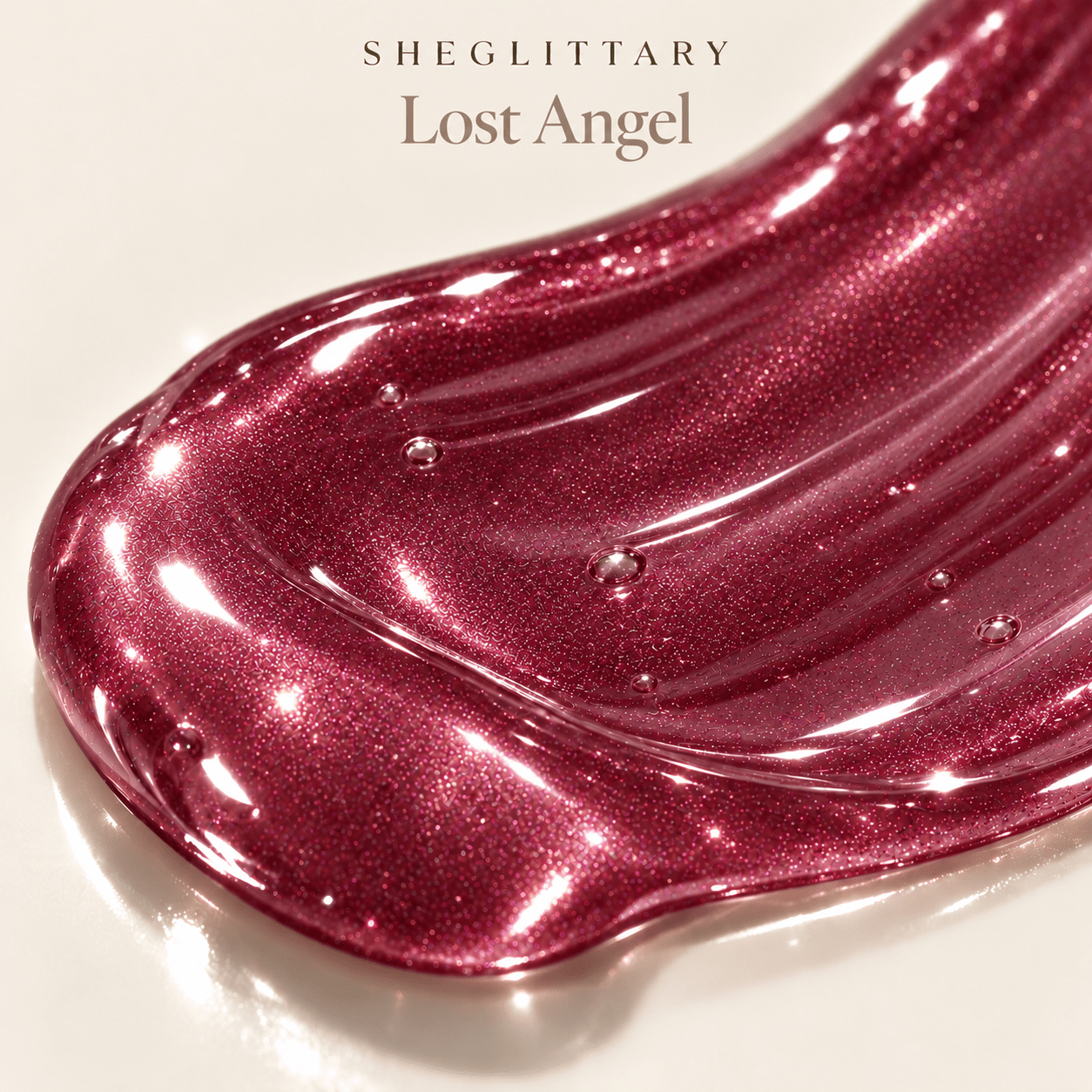 Sheglittary High Lip Gloss Lost Angel high shine gloss texture