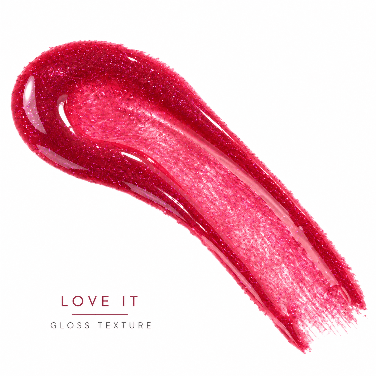 Sheglittary Glitter Lip Gloss Love It gloss texture