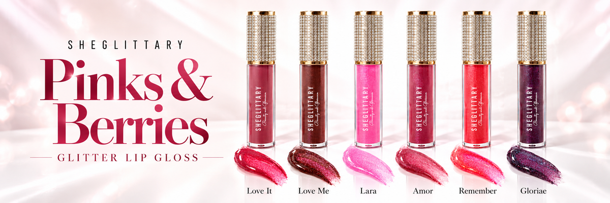 Pinks & Berries — Shop glitter lip gloss